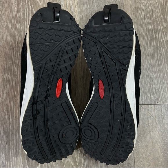 MENS ZEROTIE ROCKY RUN CHARCOAL BLACK SNEAKERS SHOES SIZE W7 - Picture 9 of 10